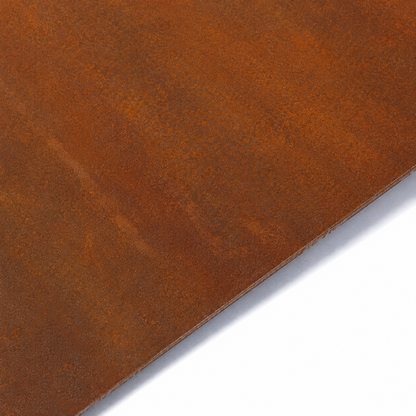 Glattes Blech aus Cortenstahl - Stärke: 2,00 mm