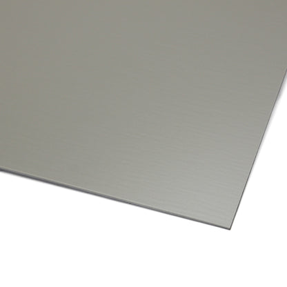 Glattes Blech aus Stahl verzinkt farbbeschichtet steingrau RAL 7030 - Stärke: 1,00 mm